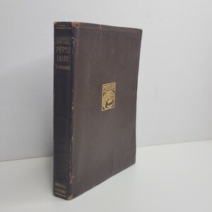 Samuel Pepys Diary Condensed edited by Richard Le Gallienne, Modern Library, Antique Classic Book, Literary Gift, Old Book, Book Lovers Gift