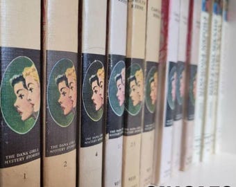 Dana Girls Books by Carolyn Keene, Vintage Kids Books, Mystery Books, Gifts for Her Books, Louise and Jean Dana, Book Gifts for Girls