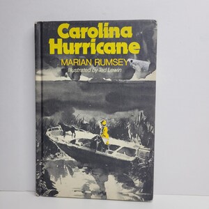 Carolina Hurricane by Marion Rumsey, Illustrated by Ted Lewin, Vintage Children's Book, Gift for Boys, Nostalgic Gift, South Carolina