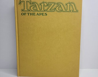 Tarzan of the Apes by Edgar Rice Burroughs, Illustrated by Burne Hogarth, Vintage Graphic Novel, Children's Book, Nostalgic Gift for Kids