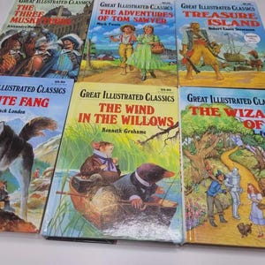 Great Illustrated Classics, Abridged Books for Children, Classics for Kids, Vintage Kids Books, Book Gift for Kids, Illustrated Books image 16
