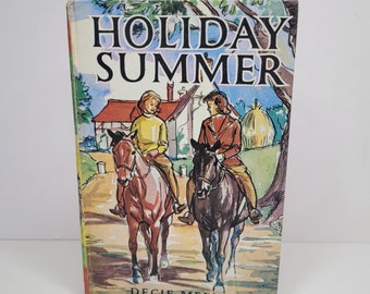 Urlaub Sommer von Decie Merwin, Vintage Kinderbücher, Amerikaner Urlaub in England, Sommerurlaub, Landleben, Geschenk für Mädchen sie