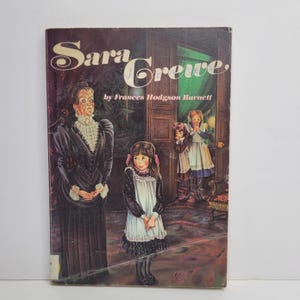 Sara Crewe by Frances Hodgson Burnett, Vintage Children&#39;s Book, Classic Book, Gift for Girls, Gift for Kids, Nostalgic Gift, Miss Minchin