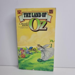 The Land of Oz by L Frank Baum, Illustrated by John R Neill, Vintage Childrens Book, Classic Book, Nostalgic Gift, Gift for Kids, Book 2