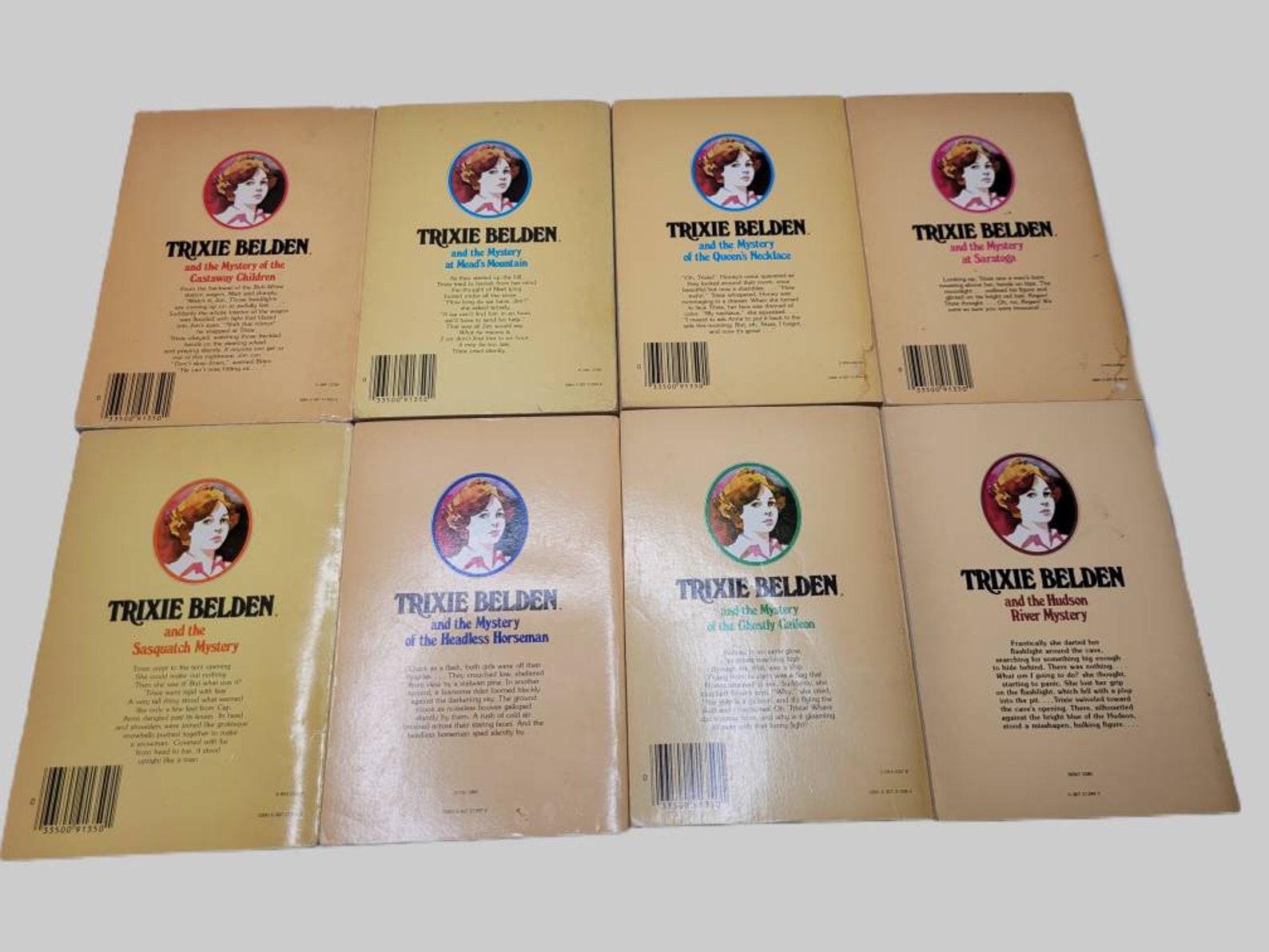 Trixie Belden Complete Oval Set by Julie Campbell Kathryn Etsy