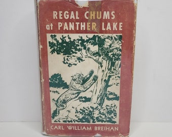 The Regal Chums at Panther Lake di Carl William Breihan, Libro per bambini vintage, Libro illustrato, Regalo per bambini Lui Ragazzi, Libro misterioso