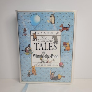The Complete Tales of Winnie-the-Pooh by A A Milne, Illustrated by Ernest Shepard, Winnie the Pooh, House at Pooh Corner, Book Gift for Kids