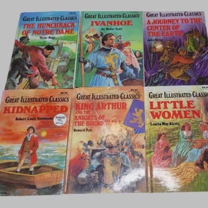 Great Illustrated Classics, Abridged Books for Children, Classics for Kids, Vintage Kids Books, Book Gift for Kids, Illustrated Books image 13
