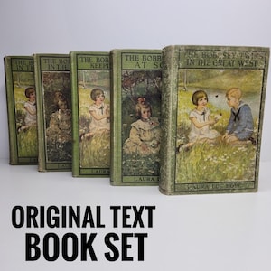 Bobbsey Twins Bücher Set von Laura Lee Hope, Vintage Kinderbuch, Mystery Book, Nostalgisches Geschenk für Kinder, Bert Nan Flossie Freddie Snoop Snap