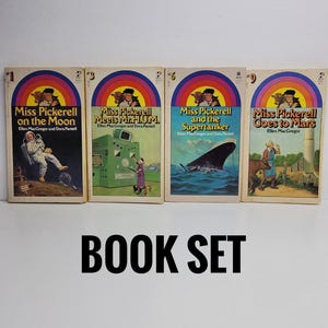 Miss Pickerell Book Set by Ellen MacGregor & Dora Pantell, Illuatrated by Charles Geer and Paul Galdone, Vintage Children&#39;s Books, Nostalgic