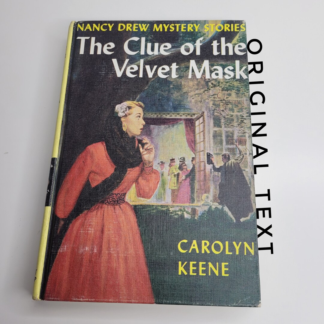 Clue of the Velvet Mask Nancy Drew 30 by Carolyn Keene Gift Etsy
