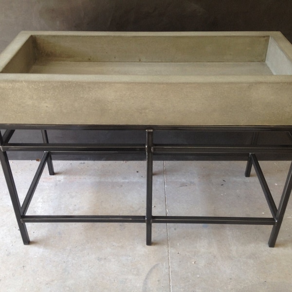 Concrete Sink With Stand Etsy