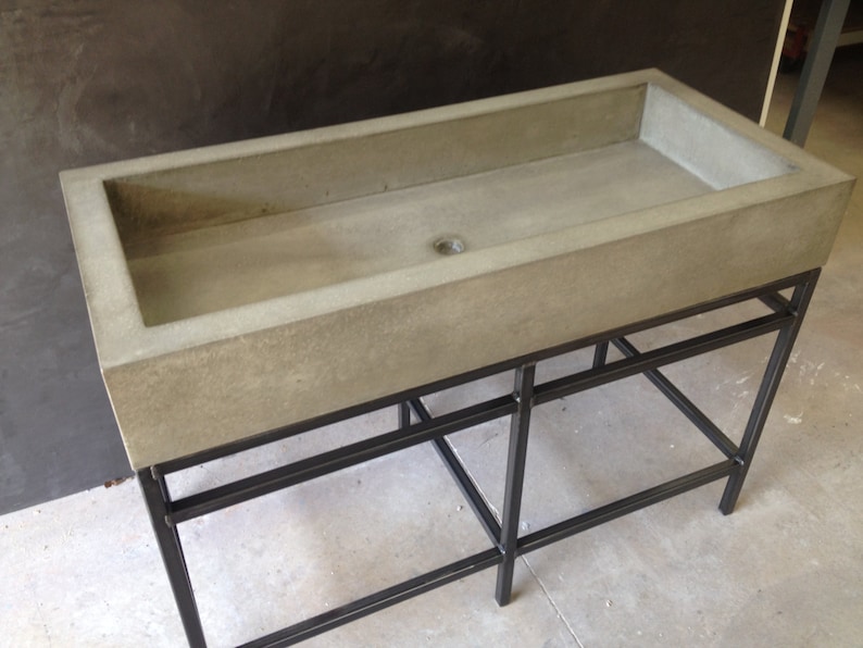 Concrete Farmhouse Trough Sink image 2