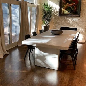 Concrete Slab Dining Table image 4