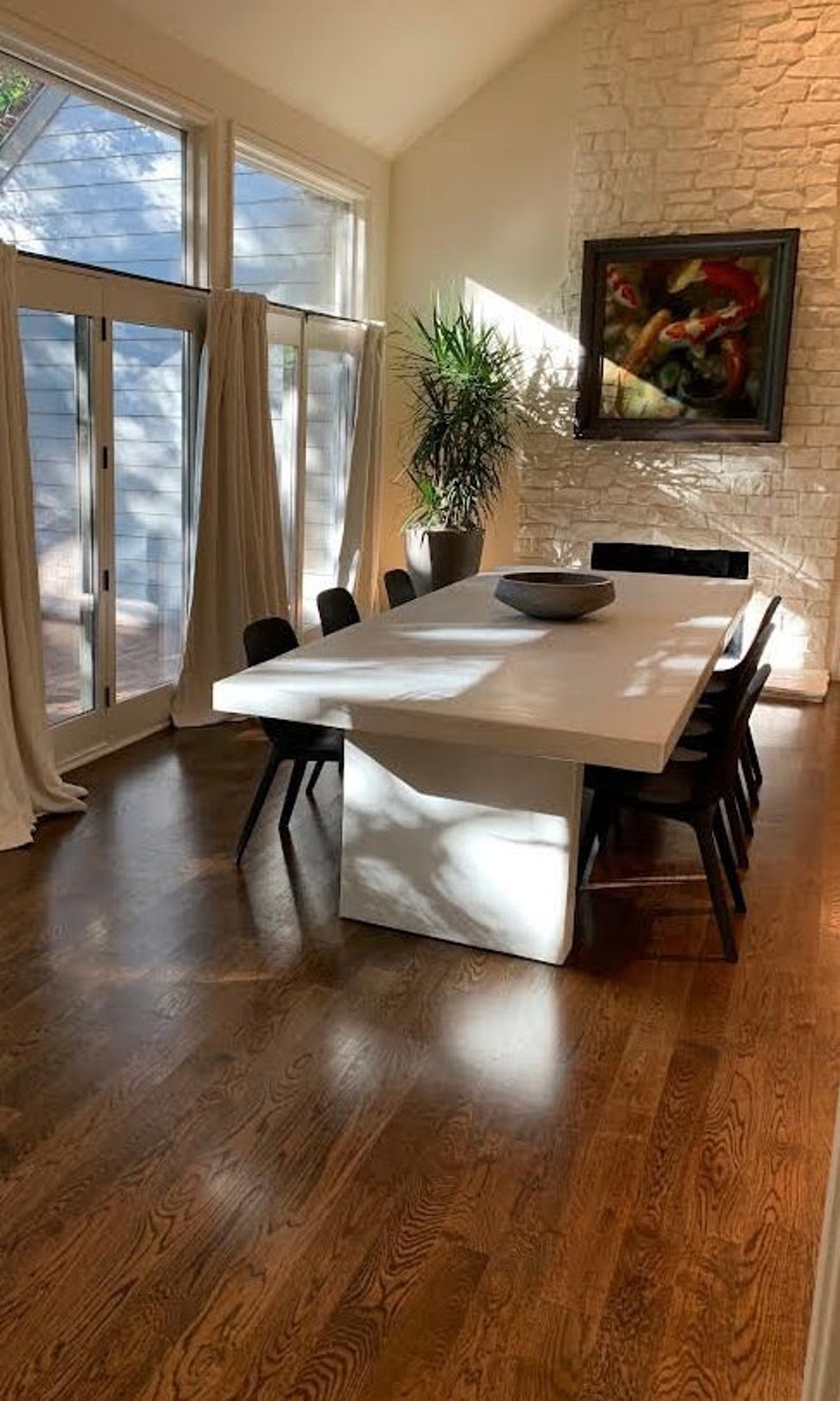 Concrete Slab Dining Table image 4