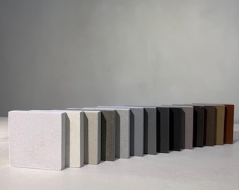 Concrete Color & Finish Samples – Handcrafted Tables, Sinks and Furniture by Stogs Concrete Design