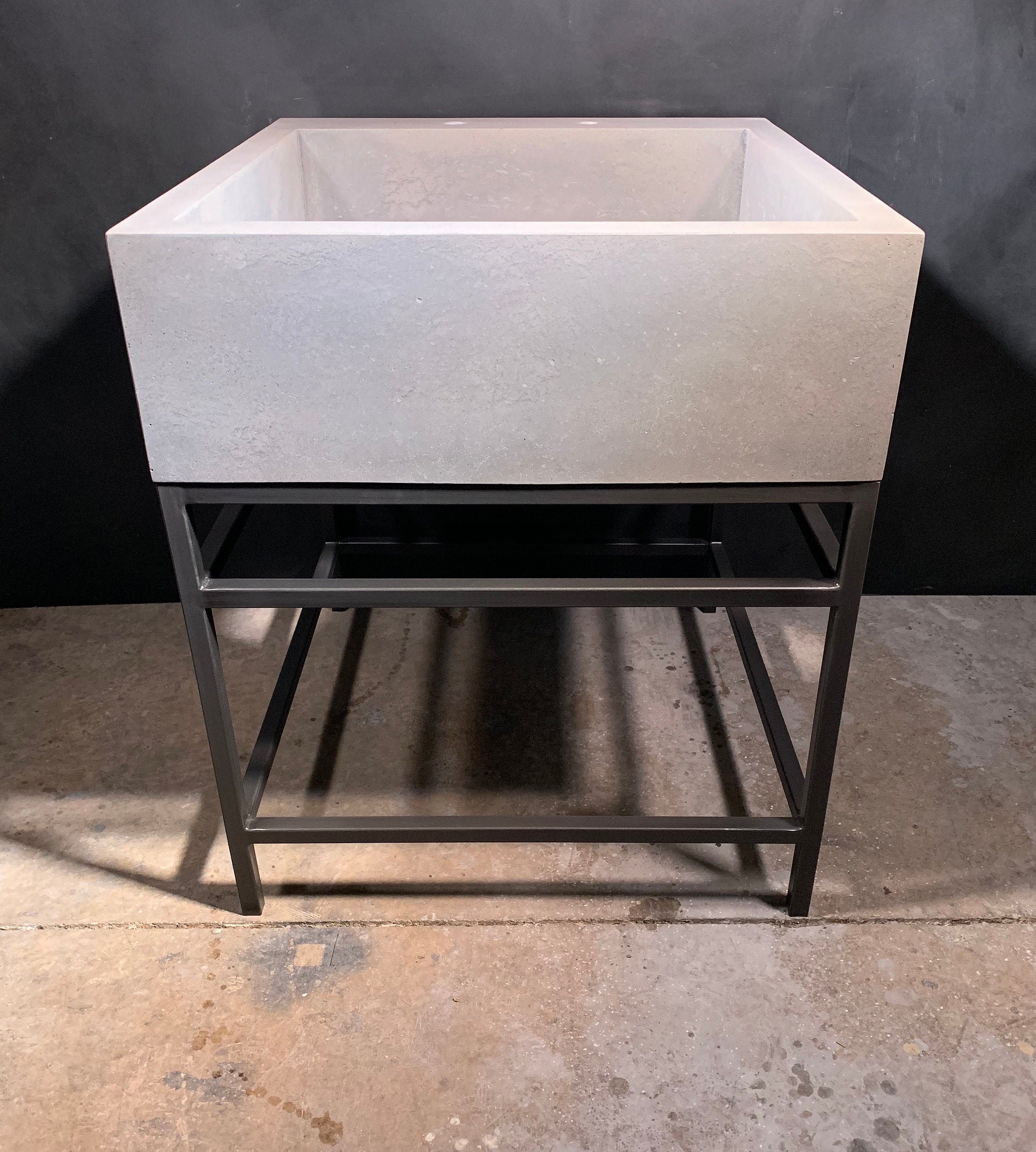 Concrete Utility Sink Etsy