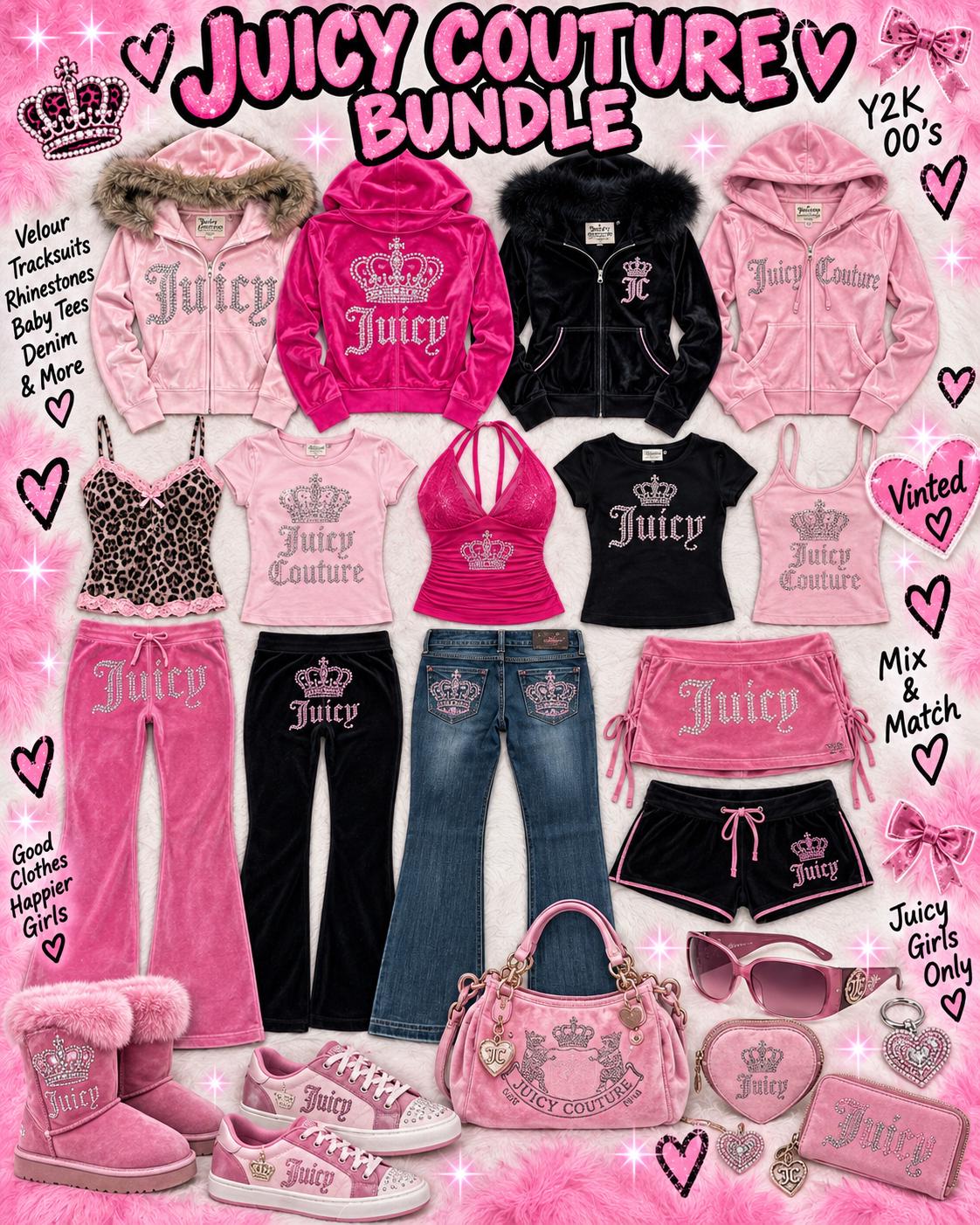 Juicy couture tracksuit pink - Etsy 日本