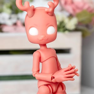 15cm Resin BJD Doll, Kabbit Centaur, 3D Printed Art Doll