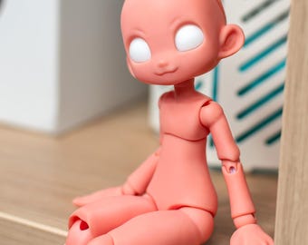 Bambola BJD in resina da 12 cm, Kabbit umano, bambola artistica stampata in 3D