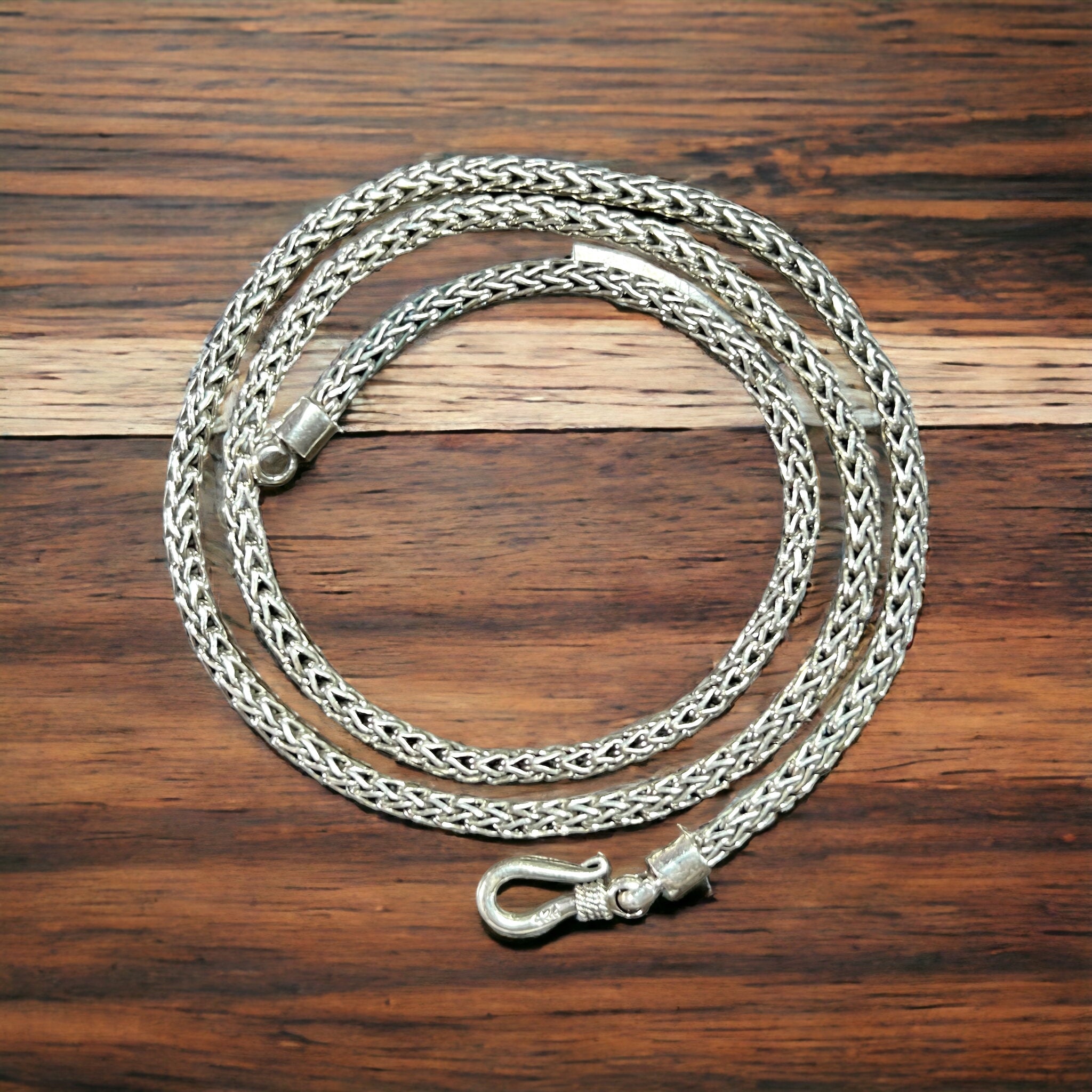 Jual Gelang Rantai Perak Tulang Naga Kusuma Silver 925 Handmade Bali | Indonesia