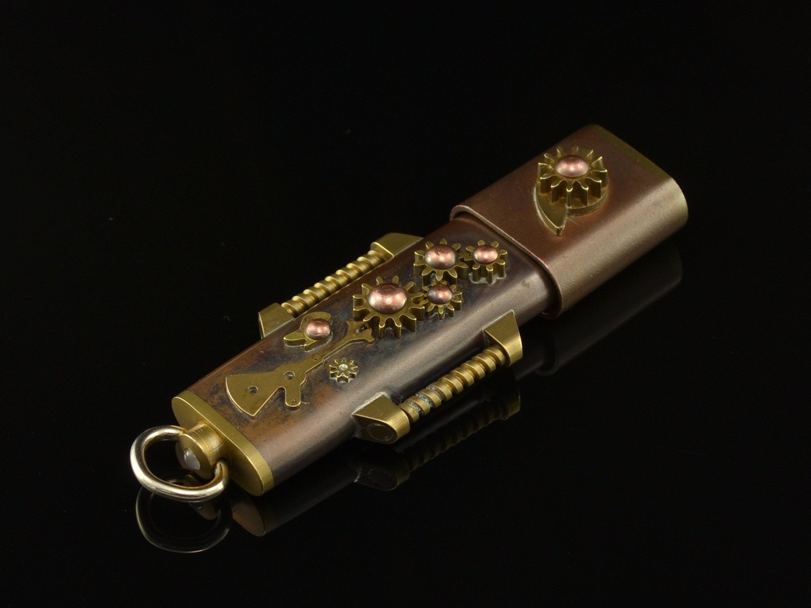 Steampunk Cogs and Rivets 64GB USB Flash Drive - Etsy