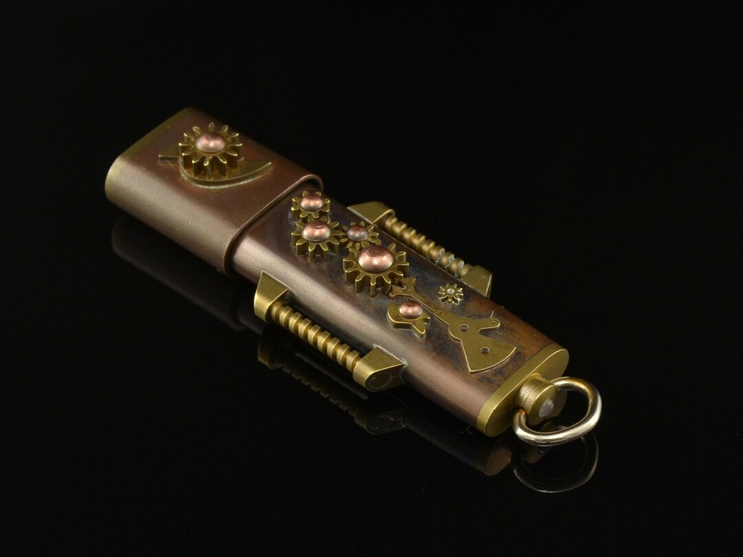 Steampunk Cogs and Rivets 64GB USB Flash Drive - Etsy
