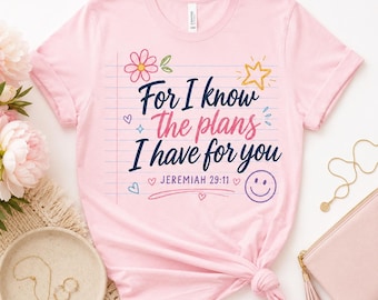 Jeremiah 29:11 PNG | Retro Christian Shirt Design Digital Download