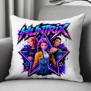 Huntrix PNG Clipart, Kpop Demon Hunters, Anime Girl Sublimation, Rumi Mira Zoey, Digital Download image 5