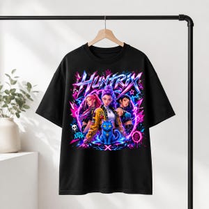 Huntrix Kpop Demon Hunters Anime Girl Clipart | Rumi Mira Zoey PNG (Digital Download) image 6