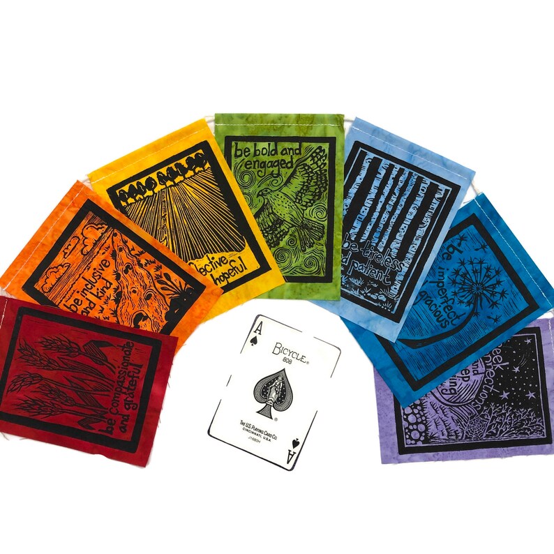 2020 prayer flags small Made with hand carved block prints May You Always