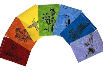 Hummingbirds  (Small), Prayer Flags, Garden Flags