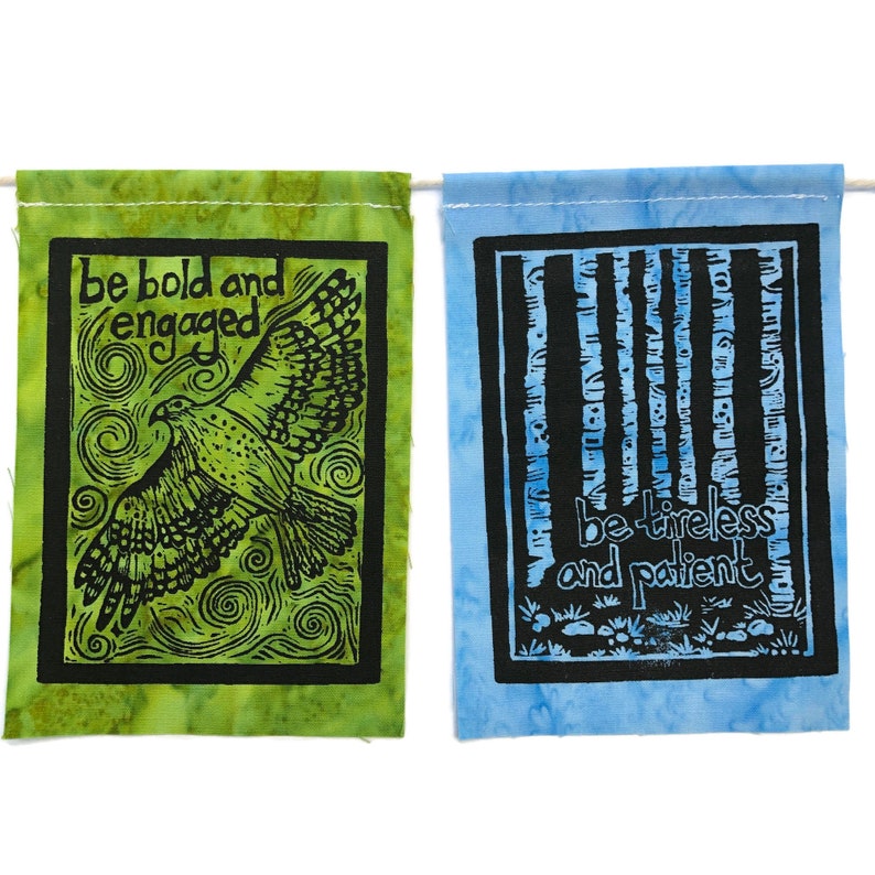 2020 prayer flags small Made with hand carved block prints May You Always