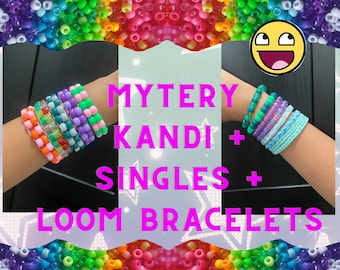 Mystery Kandi-pakket met singles, weefgetouwarmbanden en manchetten van SMC CRAFTS