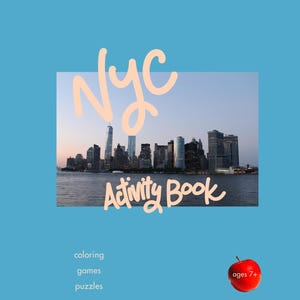 Livre d'activités sur New York à télécharger | 7 ans et plus | PDF imprimable | Coloriages, mots mêlés, mots croisés, sudoku, labyrinthes, codes secrets et anecdotes amusantes