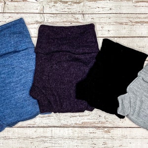 100% Merino Wolle Stoffwindel: Upcycled Wool Set