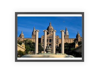Palace Architecture Poster framed wall art | Wooden Frame