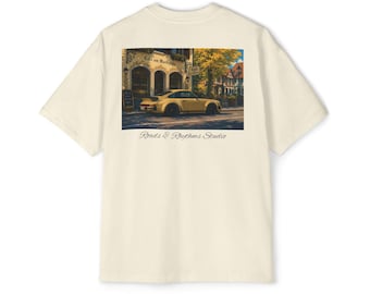 Stor Porsche 911 Graphic Tee - Avslappnad Streetwear-biltröja