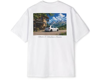 Kraftig överdimensionerad Peugeot 106 Graphic T-shirt - Alpine Streetwear Car Shirt