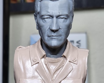 John Wayne 1:6 scale head with Johhny West neck post