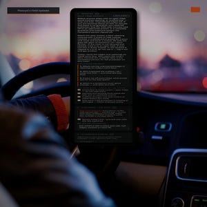 Op de afbeelding: Een smartphonescherm met de interface van de PlanvyaCo Field Systems-app, met een veiligheidsbriefing getiteld Falls From Heights. De tekst bevat gedetailleerde instructies over valbeveiliging, discussievragen en een veiligheidschecklist.
