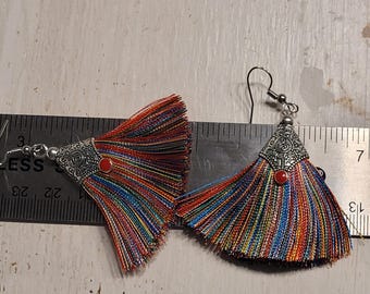 Fairy Light Multicolor Tassel Dangles