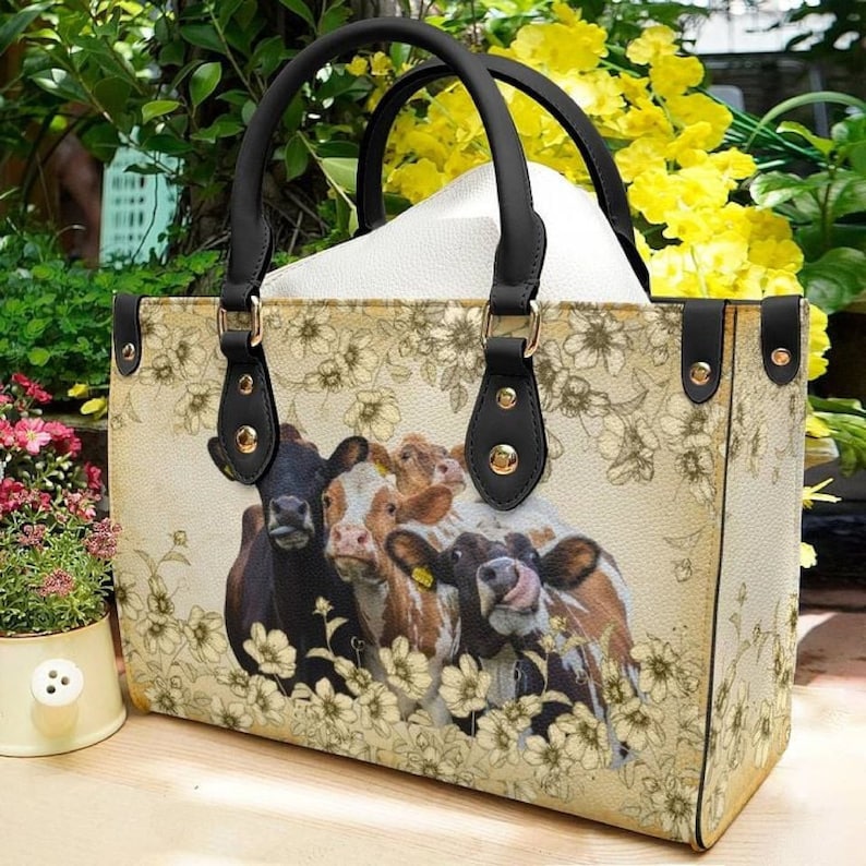 Leather bag floral cow handbag, women 3d small handbags nicegift, leather bag ,handbag tote,bag leather tote for women