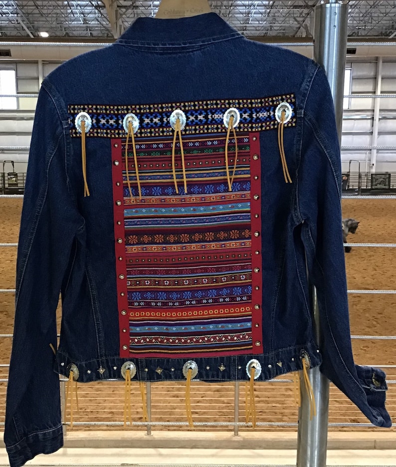 Concho Fringe Southwestern Jacket SZ M