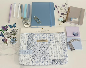 Laura Ashley Pastel Stationery Set | Blue & Lavender Journaling Gift Box | Cozy Desk Bundle
