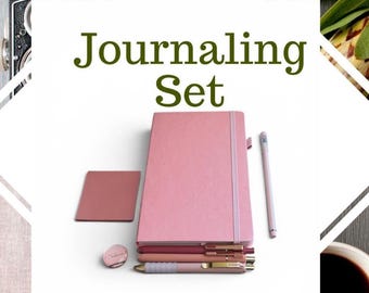 Pink Journaling Set | Bookish Bundle | Notebook and Pens
