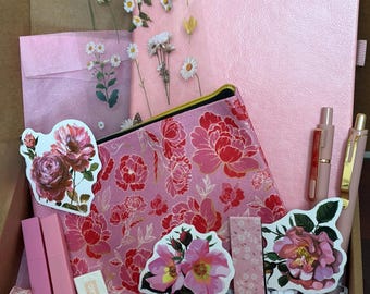 Deluxe Bookish Bundle | Junk Journal Kit | Gift Box For Her | Planner Accessories