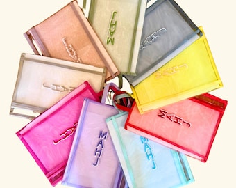 Breathable Mesh Tote Bag with Handle for Mahjong Tiles