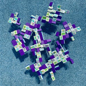 Pływające płytki mahjonga | Kolekcja SOAKED