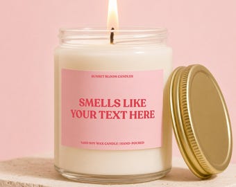 Bougie personnalisée parfumée, bougie avec étiquette vierge, bougie avec logo personnalisé, mini-bougie de 113 g (4 oz), cadeau de mariage
